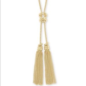 Kendra Scott Presleigh Love Knot Y Necklace Gold